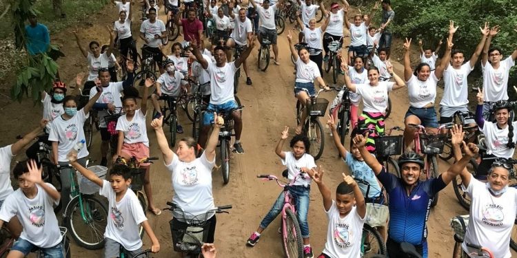 1º Passeio Ciclístico da Central de Compras Bobbio foi sucesso total em Sooretama