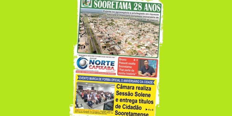 JORNAL NORTE CAPIXABA – EDIÇÃO ESPECIAL DE ANIVERSÁRIO DE SOORETAMA