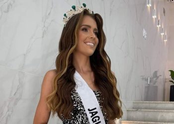 Miss Jaguaré representa a cidade em concurso estadual de beleza nesta sexta-feira (12)
