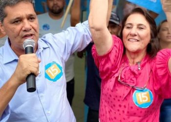Vice-governador participa de caminhada e reafirma apoio à reeleição da prefeita Ana em São Domingos