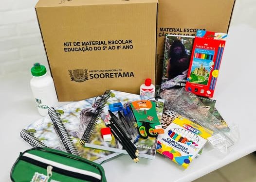 Mais de 5 mil alunos recebem kits de materiais escolares na volta às aulas em Sooretama