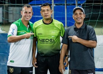 Árbitros de excelência, Elivelton Brito e Valdecir Sampaio brilham em finais consecutivas do Fut 7 capixaba