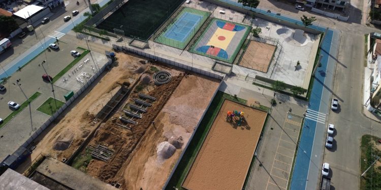 Parque das Águas é destaque na segunda etapa da Praça Nicolau Falchetto em Jaguaré