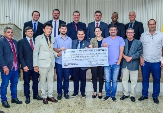 Câmara de Rio Bananal beneficia duas entidades com economia e devolução de recursos
