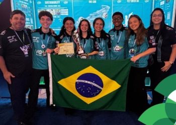 Equipe do Sesi de Linhares é destaque no Mundial de Stem Racing em Singapura