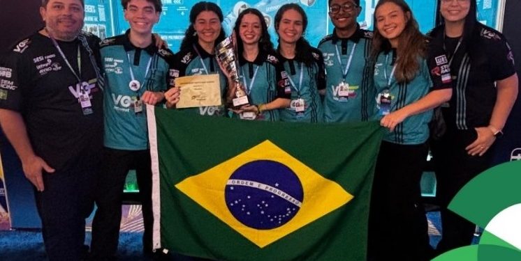 Equipe do Sesi de Linhares é destaque no Mundial de Stem Racing em Singapura
