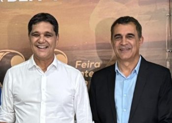 Marcos Guerra recepciona o governador Ricardo Ferraço em Jaguaré nesta sexta-feira (8)
