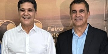 Marcos Guerra recepciona o governador Ricardo Ferraço em Jaguaré nesta sexta-feira (8)