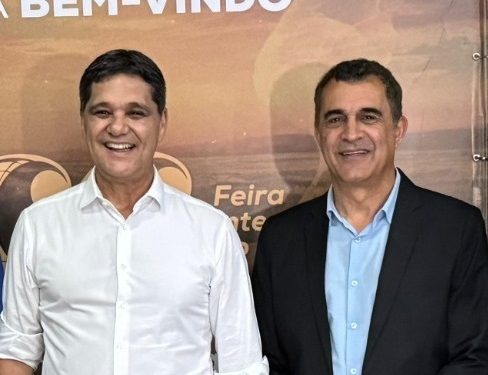 Marcos Guerra recepciona o governador Ricardo Ferraço em Jaguaré nesta sexta-feira (8)