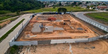 Avançam obras da primeira creche em tempo integral de Sooretama