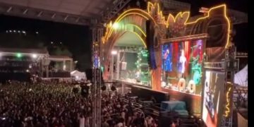 VÍDEO: Multidão canta junto com Leonardo durante show inesquecível em Marilândia