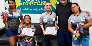 Paratletas de Sooretama conquistam medalhas de ouro no Brasileiro de Atletismo Paralímpico para jovens